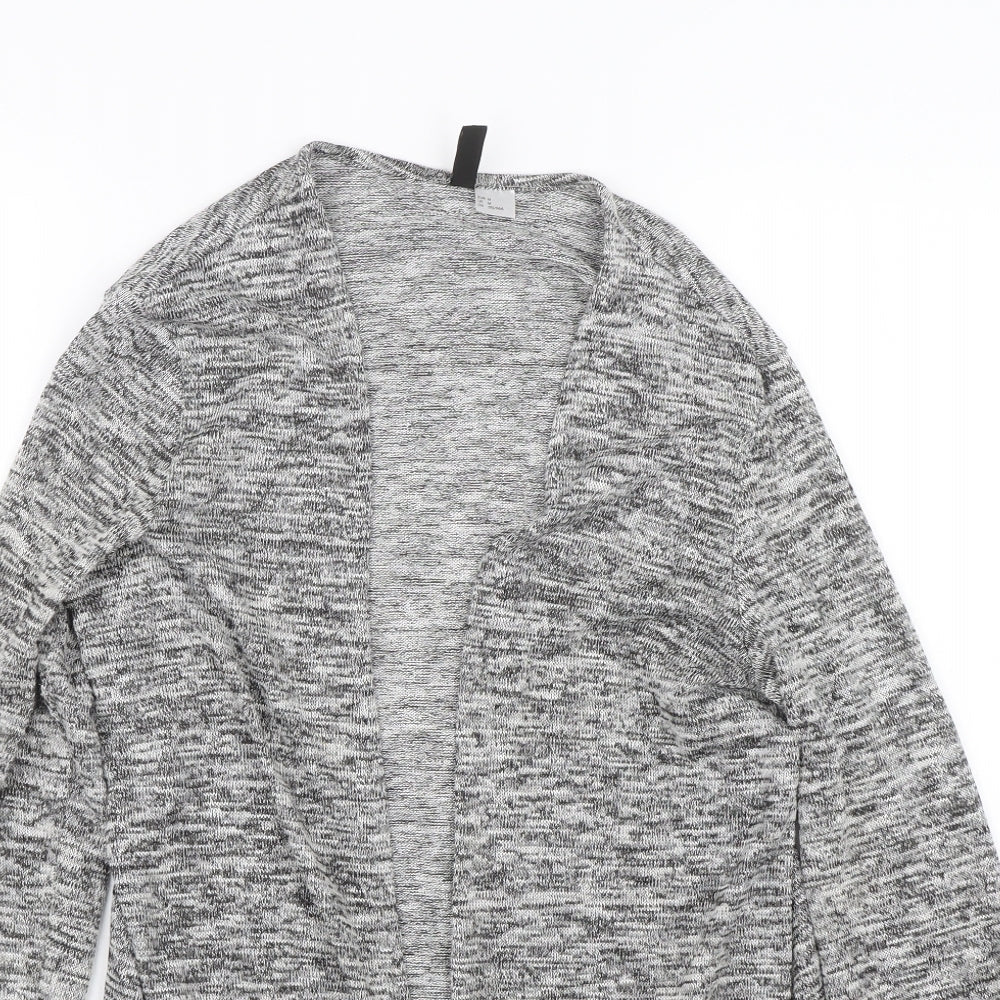 Womens UK Size M H&M Grey Cardigan Jumper