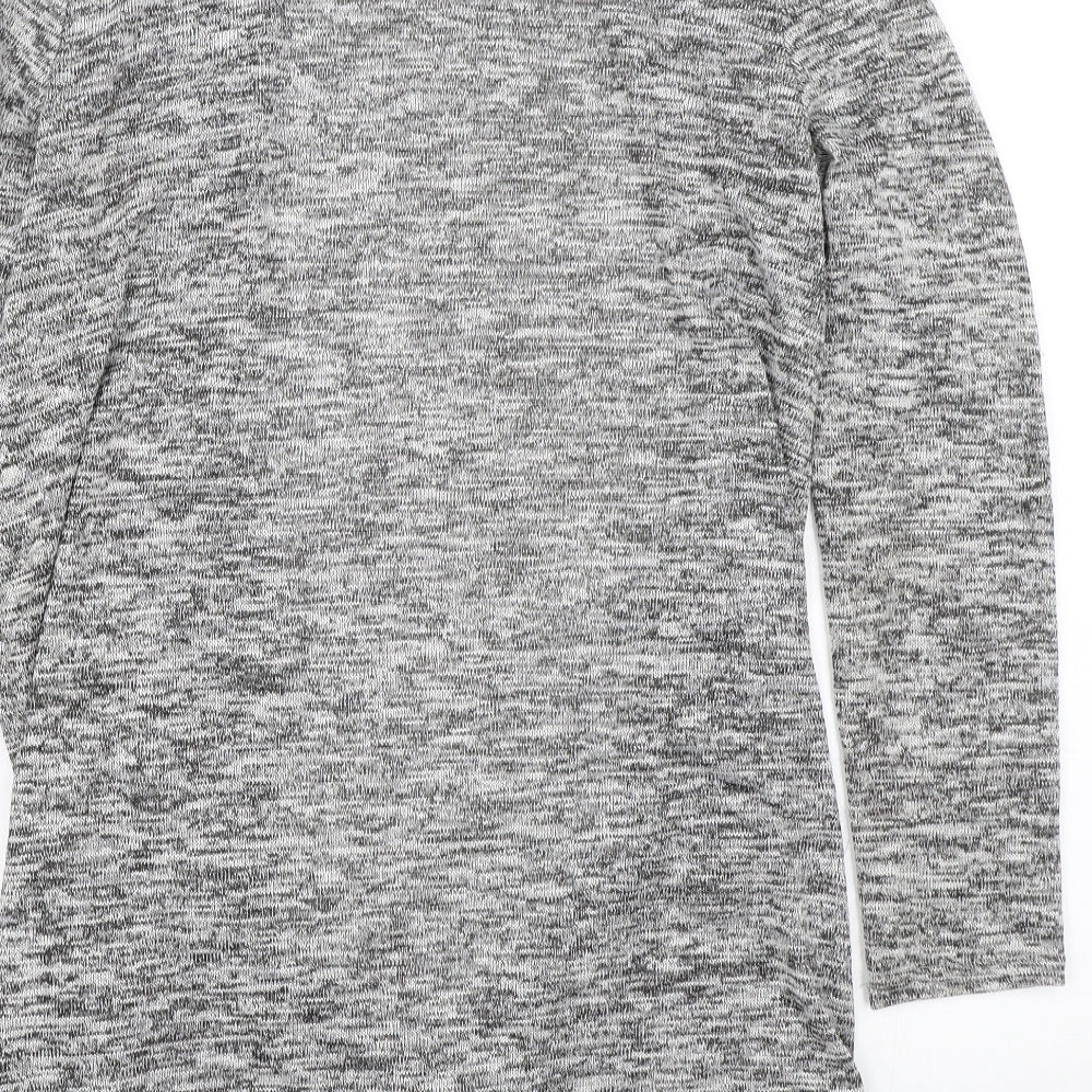 Womens UK Size M H&M Grey Cardigan Jumper