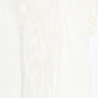 H&M Womens Beige Floral  Ball Gown  Size XS