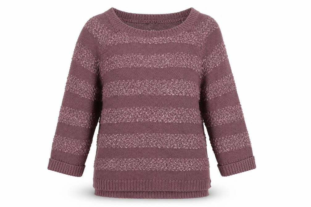 Womens UK Size 12 F&F Purple Pullover Jumper