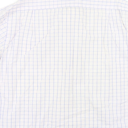 Mens UK Size 16.5 M&S Pink  Button-Up Short Sleeve Casual Shirt