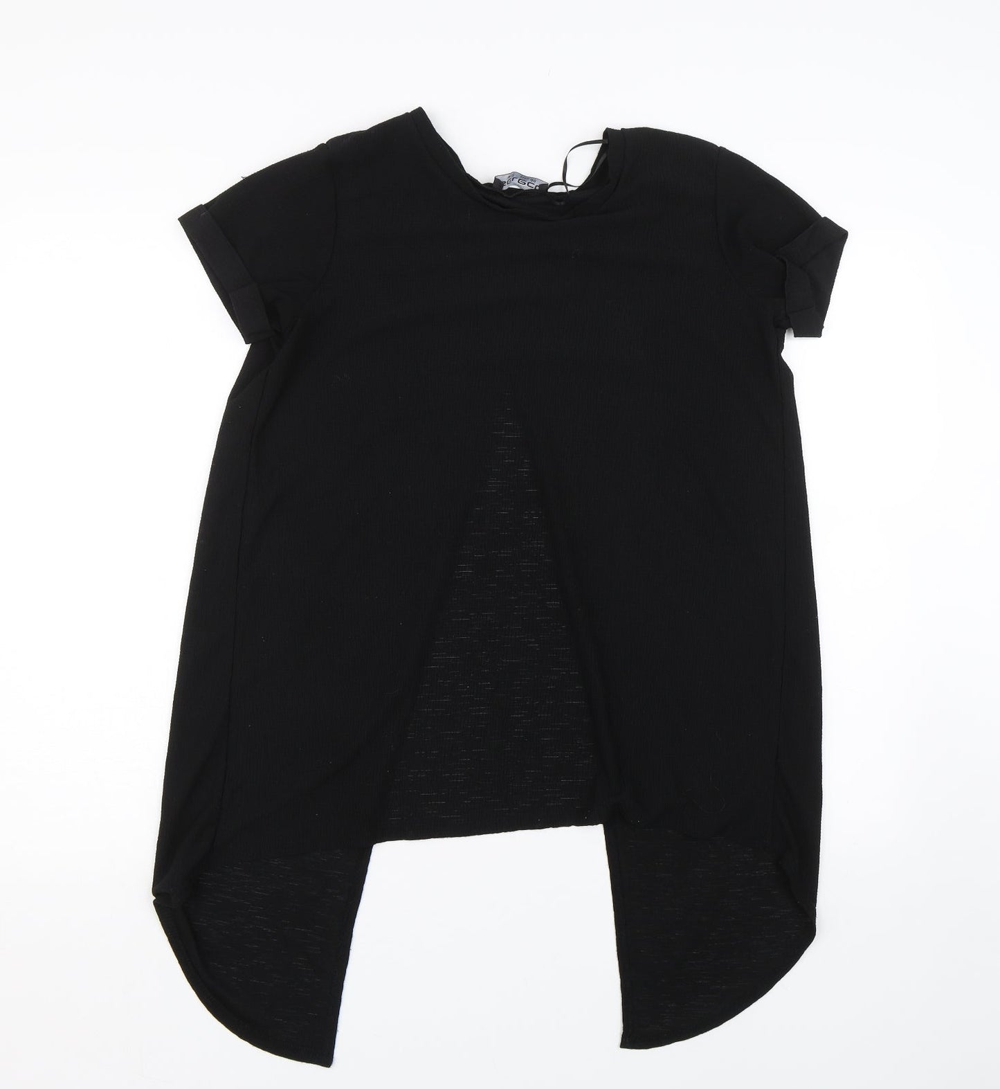 Womens UK Size 12 Select Black Basic T-Shirt