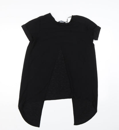 Womens UK Size 12 Select Black Basic T-Shirt
