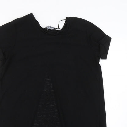 Womens UK Size 12 Select Black Basic T-Shirt