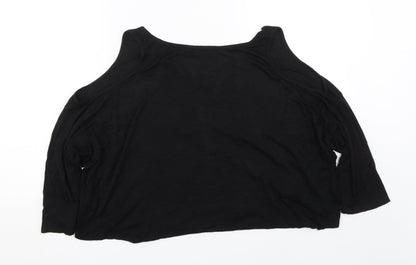 Boohoo Womens Black   Cropped Tank Size 12