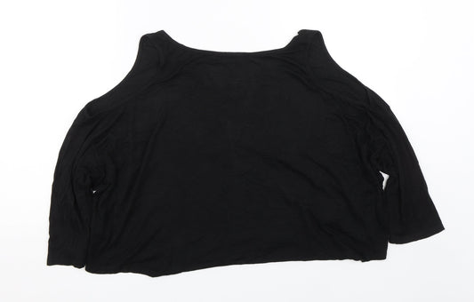 Boohoo Womens Black   Cropped Tank Size 12