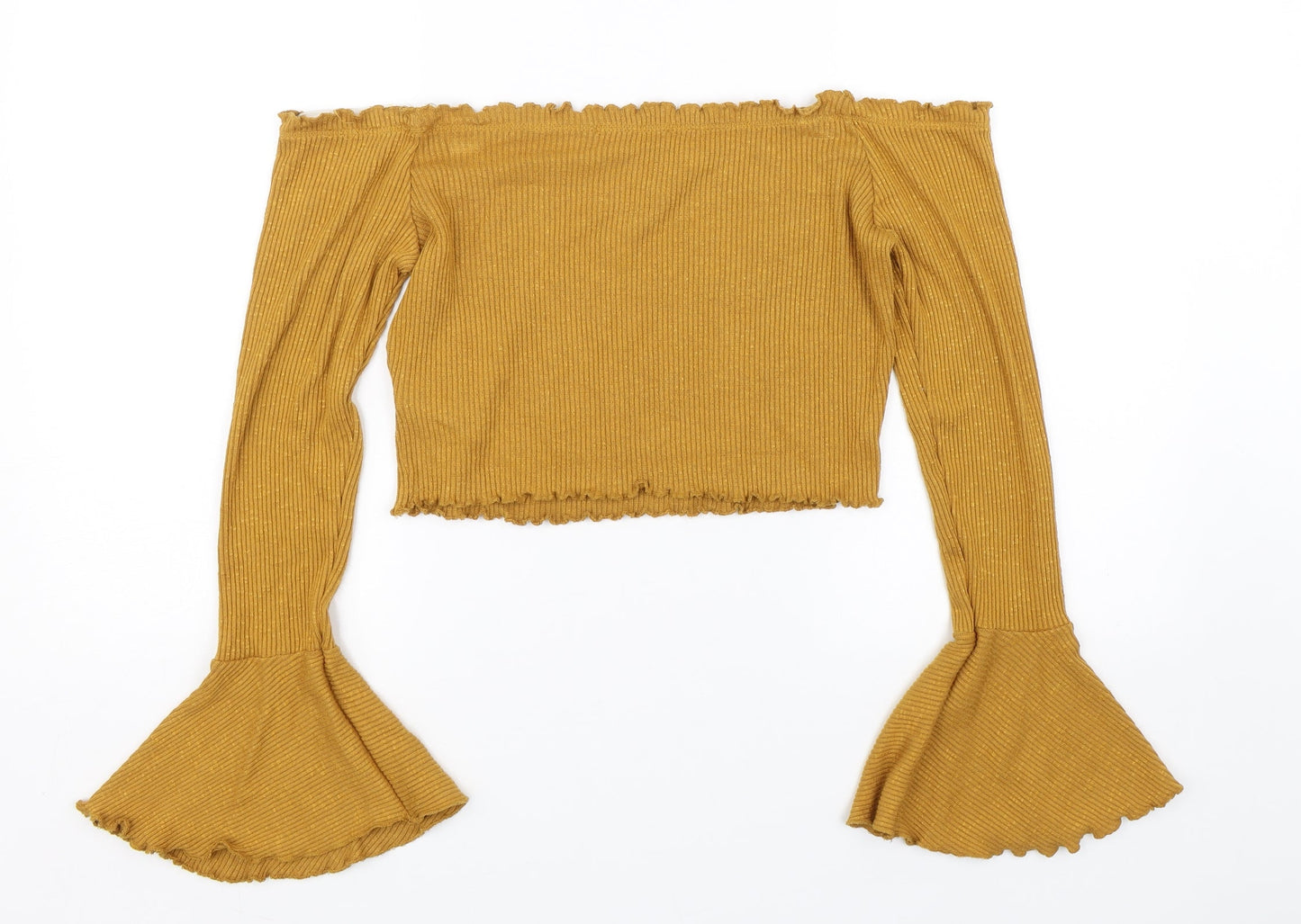 Better be Womens Yellow   Cropped T-Shirt Size S