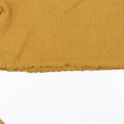 Better be Womens Yellow   Cropped T-Shirt Size S