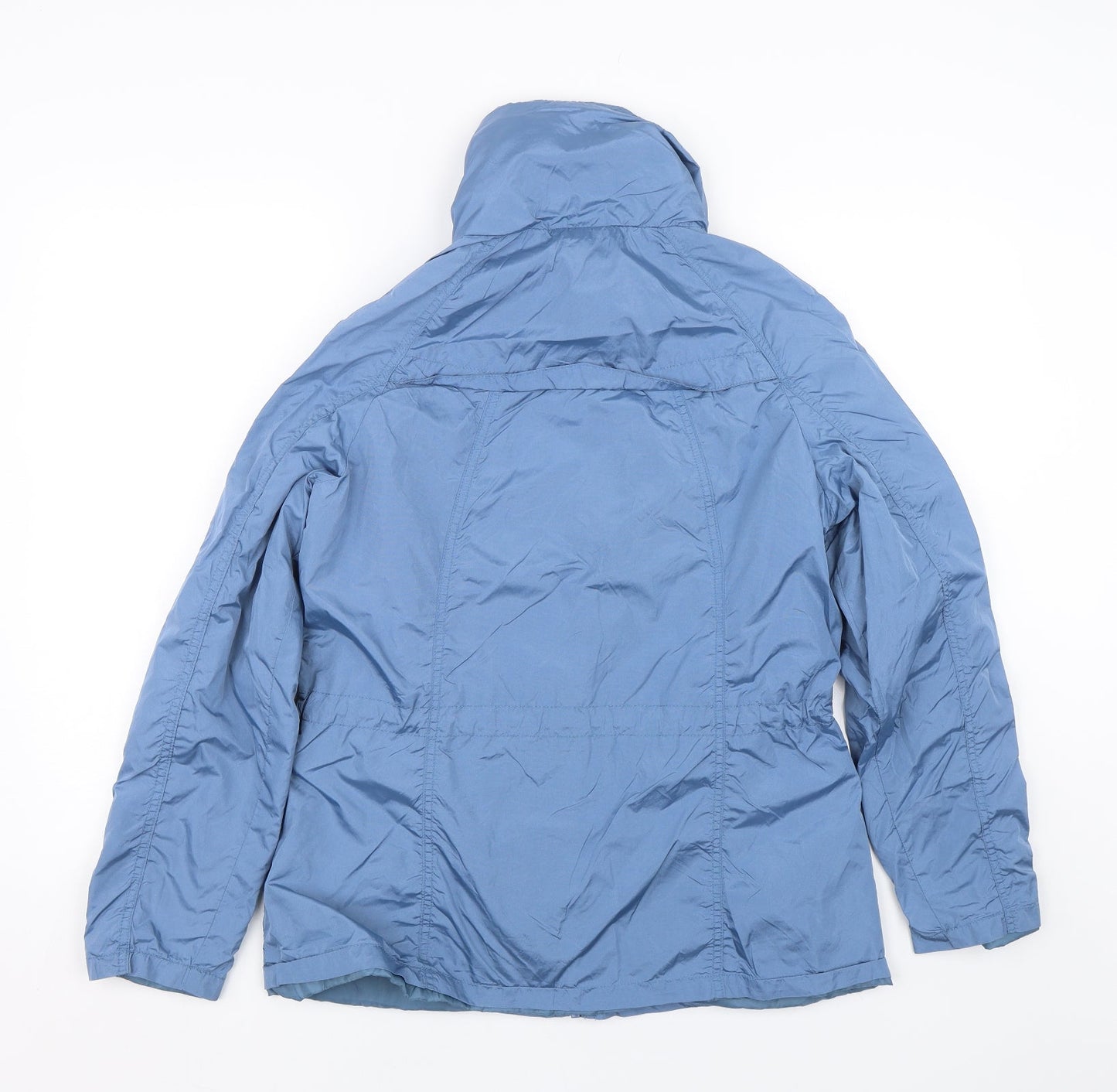 Laura Torelli Womens Blue   Rain Coat Coat Size 12