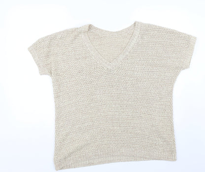 TU Womens Beige   Pullover Jumper Size 16