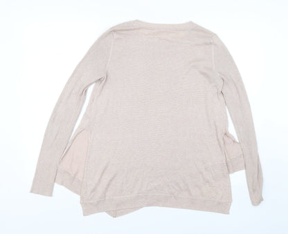 Womens UK Size M Retrology Pink Pullover Jumper