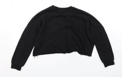 Primark Womens Black   Pullover Sweatshirt Size XS