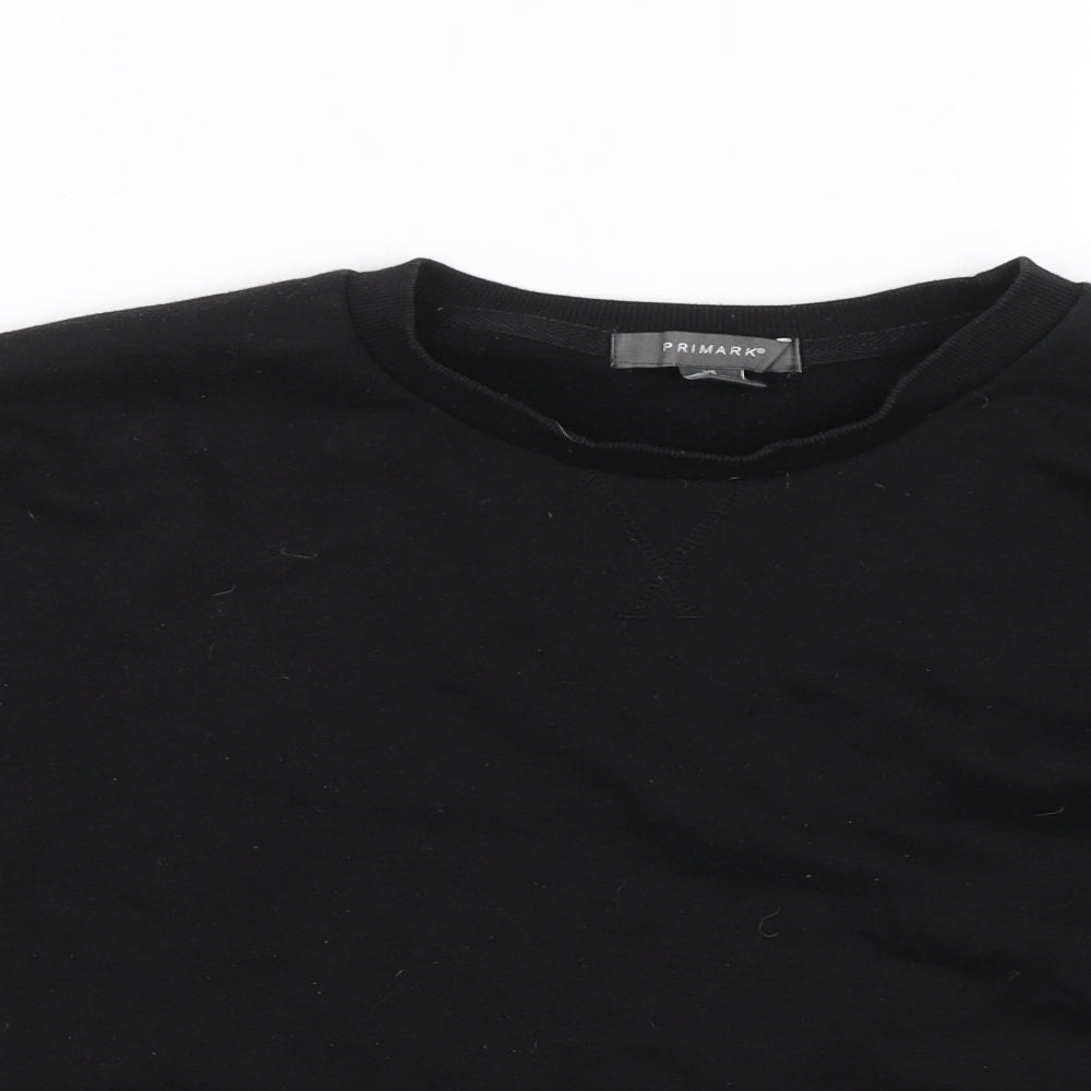 Primark Womens Black   Pullover Sweatshirt Size XS