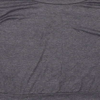 Womens UK Size 12 New Look Grey Basic T-Shirt