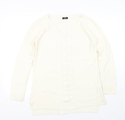 F&F Womens Beige   Pullover Jumper Size 14