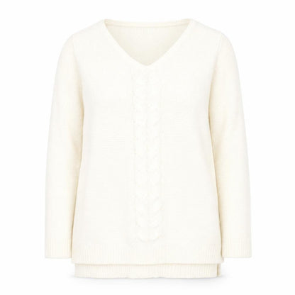 Womens UK Size 14 F&F Beige Pullover Jumper