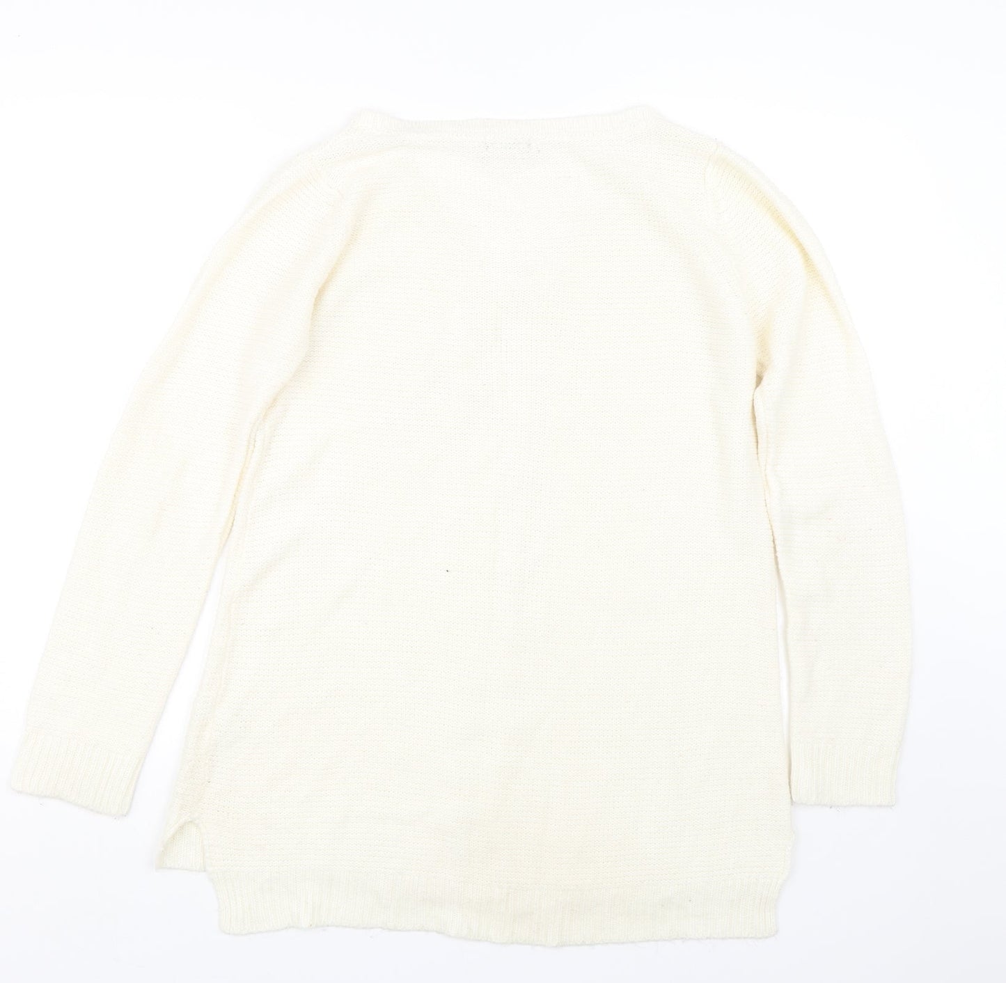 F&F Womens Beige   Pullover Jumper Size 14