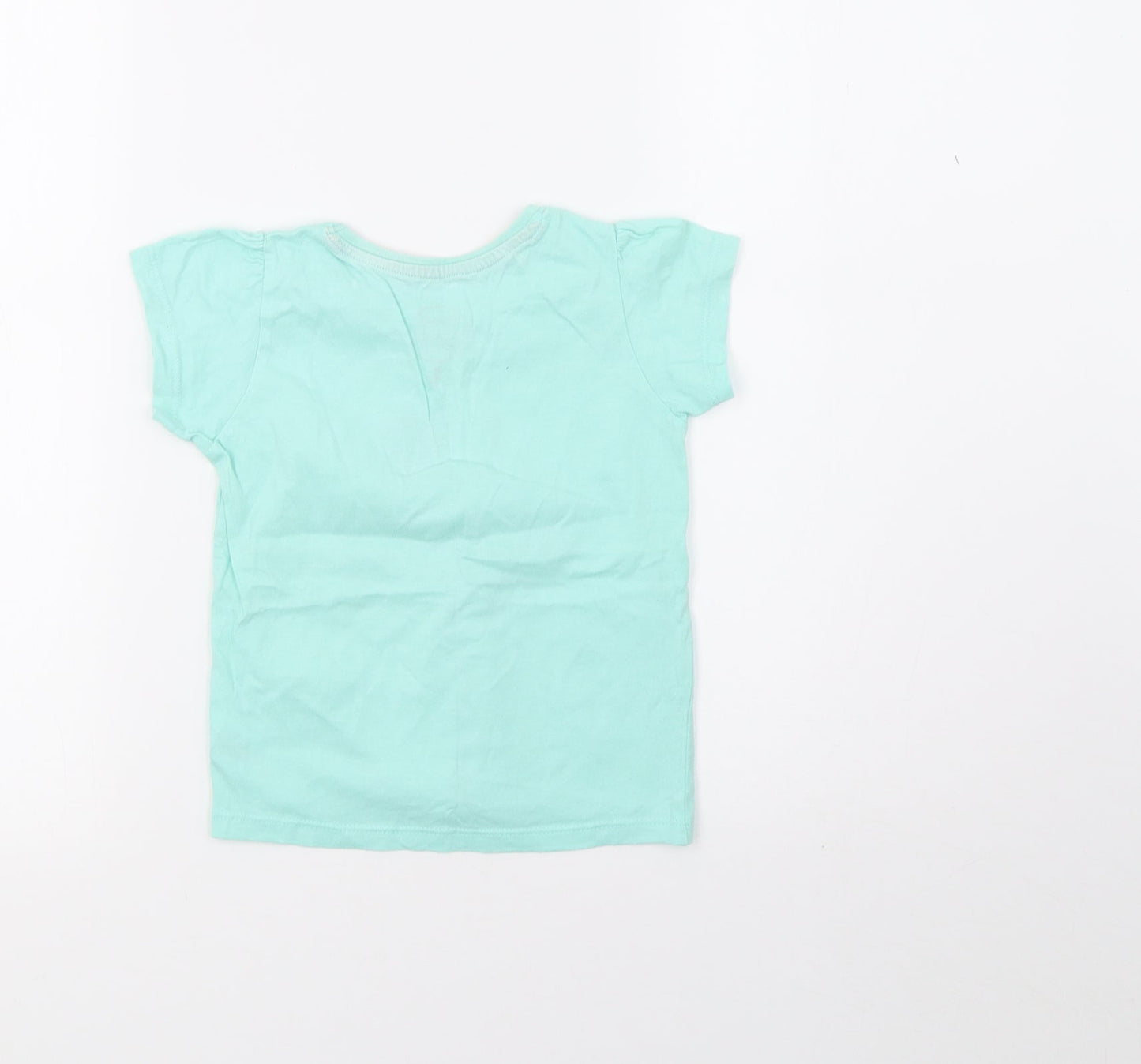 Young Dimension Girls Green   Basic T-Shirt Size 24 Months
