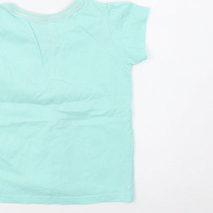 Young Dimension Girls Green   Basic T-Shirt Size 24 Months