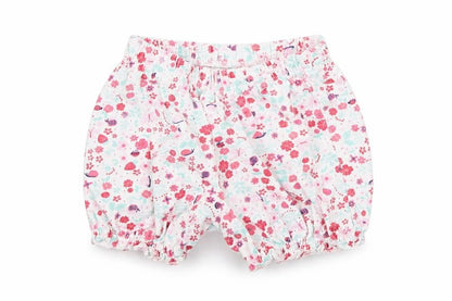 George Girls White Polka Dot   Sleep Shorts Size 0-3 Months