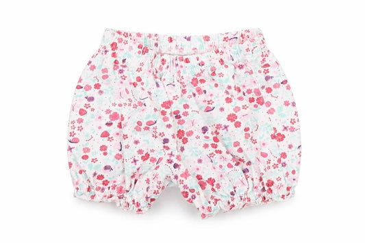 George Girls White Polka Dot   Sleep Shorts Size 0-3 Months