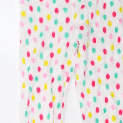 Primark Girls White Polka Dot   Pyjama Pants Size 9-10 Years