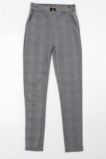 Womens UK Size S Preworn Regular Fit  White Trousers