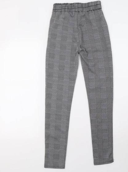 Womens UK Size S Preworn Regular Fit  White Trousers