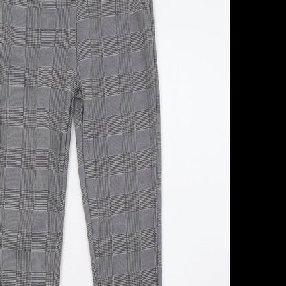 Womens UK Size S Preworn Regular Fit  White Trousers