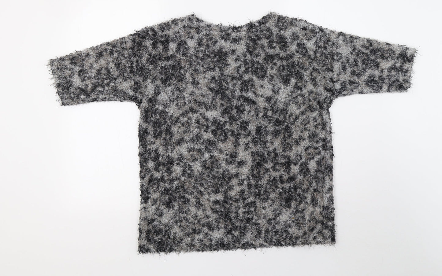 River Island Womens Brown Animal Print  Pullover Sweatshirt Size 10