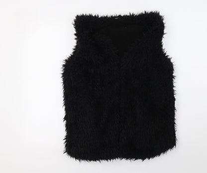 Womens UK Size 12 Preworn Black Gilet