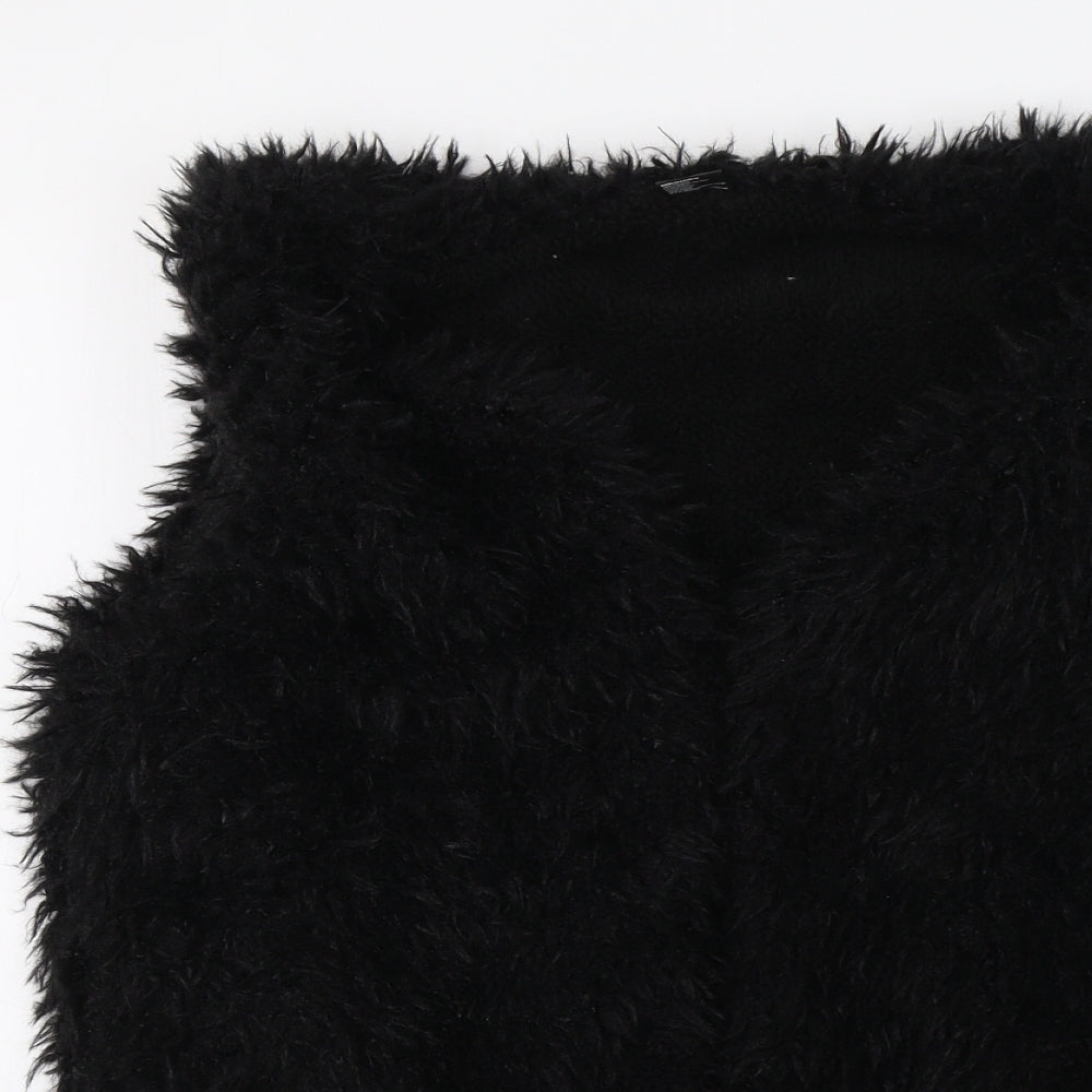 Womens UK Size 12 Preworn Black Gilet