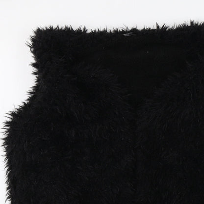 Womens UK Size 12 Preworn Black Gilet