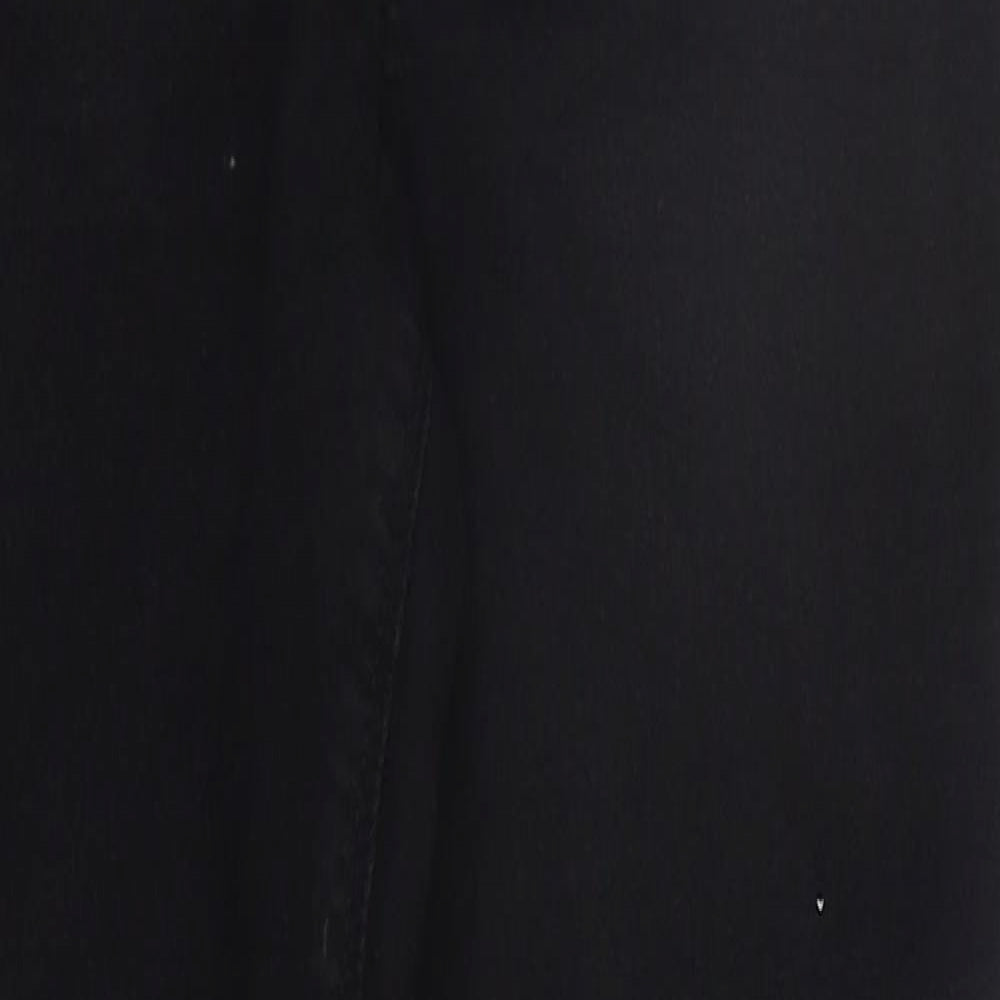 Womens UK Size 10 Papaya Regular Fit Skinny Black Jeans