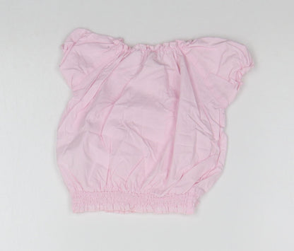 H&M Baby Pink   Basic Blouse Size 3-6 Months