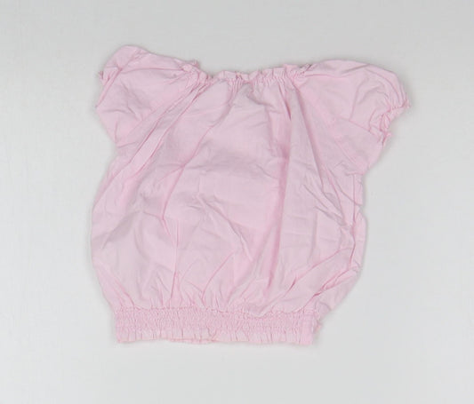 H&M Baby Pink   Basic Blouse Size 3-6 Months