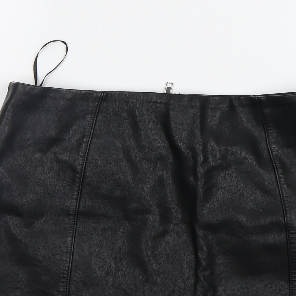 New Look Womens Black   A-Line Skirt Size 8