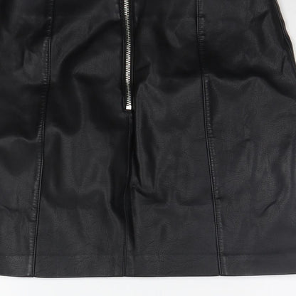 New Look Womens Black   A-Line Skirt Size 8