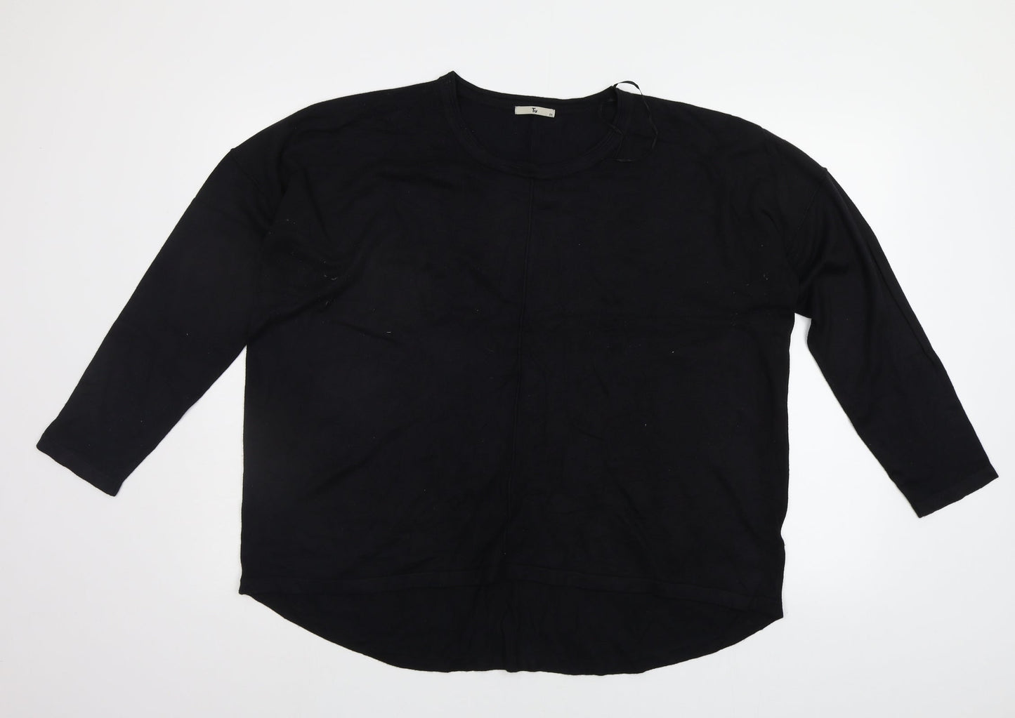 TU Womens Black   Pullover Jumper Size 20