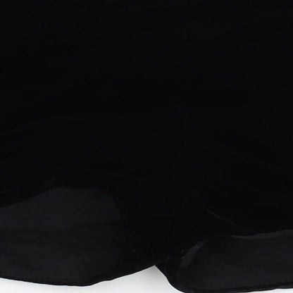 Marks and Spencer Girls Black   Cut-Off Shorts Size 6-7 Years