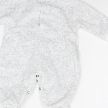 Cutie Pie Baby Grey   Babygrow One-Piece Size Newborn