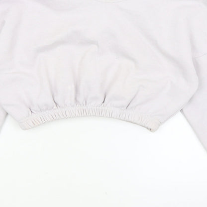 Boohoo Womens Purple   Pullover Jumper Size S