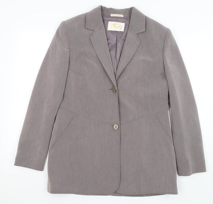 Country Casuals Womens Purple   Jacket Blazer Size 12