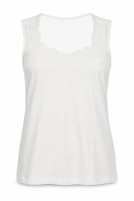 Womens UK Size 12 Editions White Basic Tank