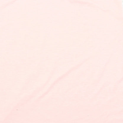 Womens UK Size XL Preworn Pink Basic T-Shirt