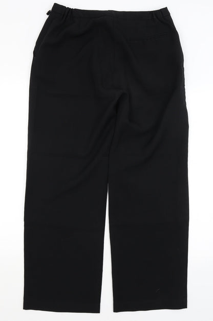 Dimensions Womens Black   Dress Pants Trousers Size 14 L28.5 in