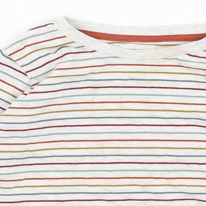 Matalan Baby Grey Striped  Basic T-Shirt Size 18-24 Months