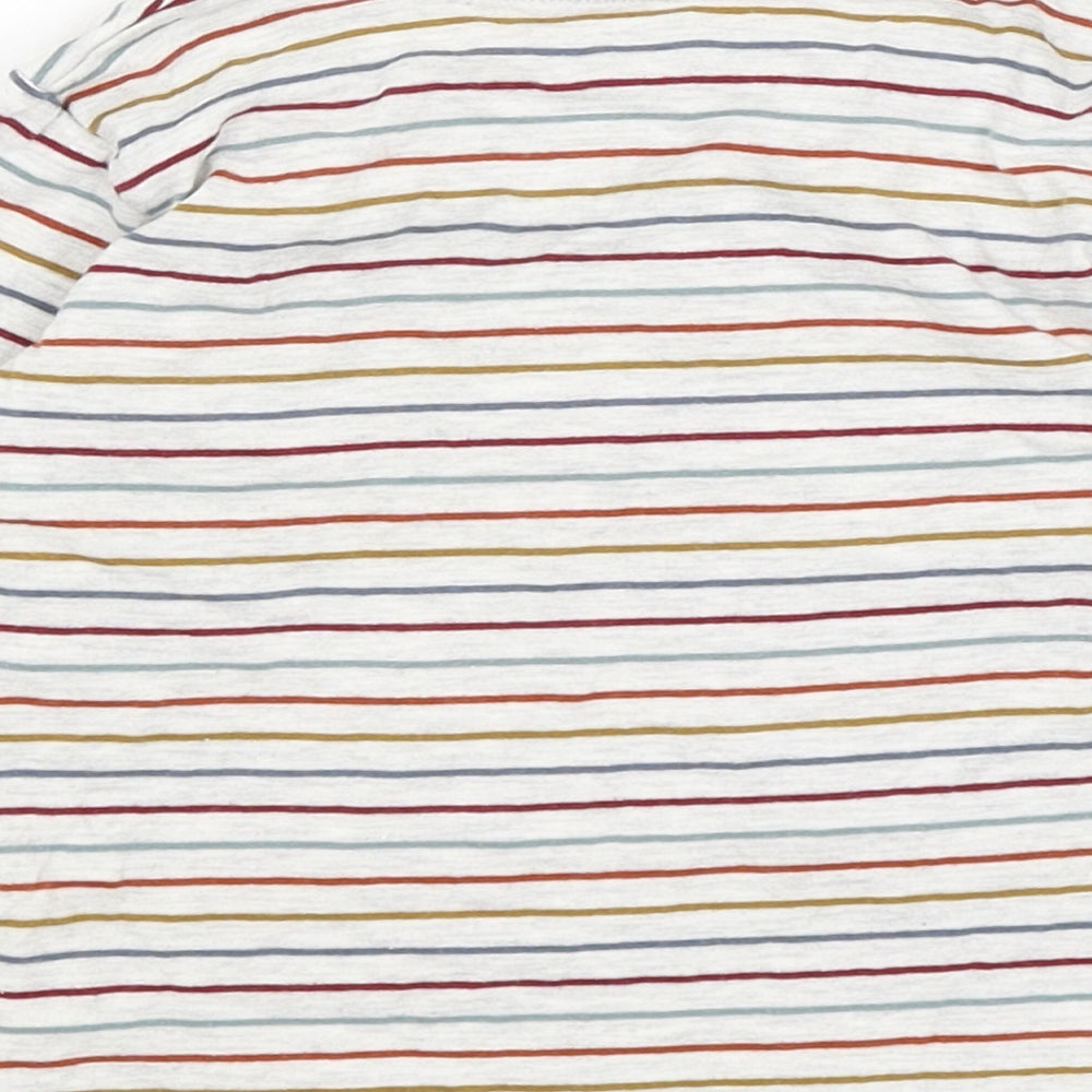 Matalan Baby Grey Striped  Basic T-Shirt Size 18-24 Months