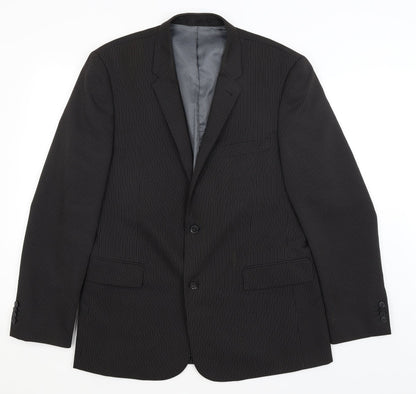 Mens UK Size L Taylor & Wright Regular Black Suit Jacket