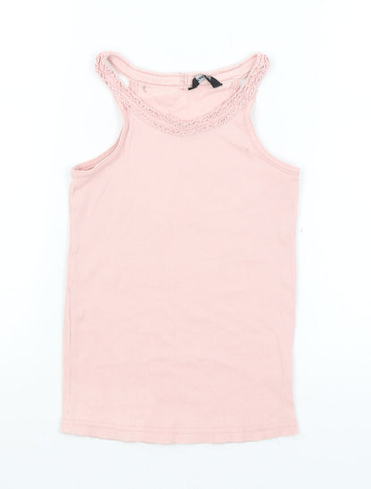George Girls Pink   Basic Tank Size 8-9 Years